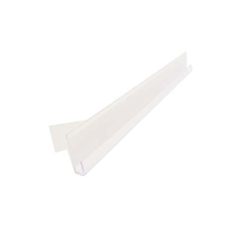J CHANNEL 1/16" GAP ADHESIVE CLEAR 48"
