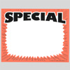 CARD-SPECIAL 5-1/2" X 7" FL. ORANGE