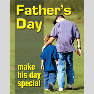 POSTER "FATHERS DAY" 22" X 28" 