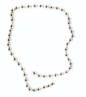 FT. #10 BEADED CHAIN-STAINLESS STEEL