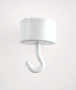 MAGNET WITH HOOK 28# WHITE