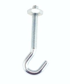 SCREW HOOK AND NUT ASSEMBLY